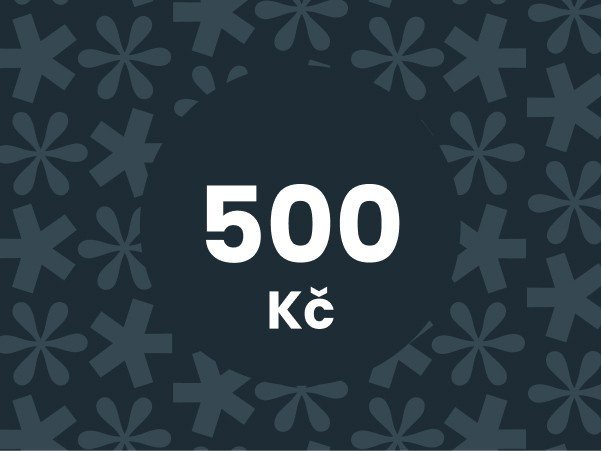 Elektronický dárkový poukaz  500 Kč