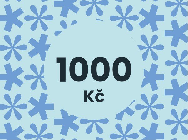 Elektronický dárkový poukaz 1000 Kč