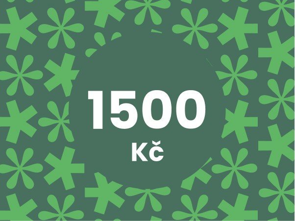 Elektronický dárkový poukaz 1500 Kč
