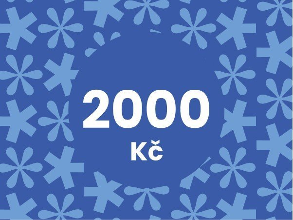 Elektronický dárkový poukaz 2000 Kč